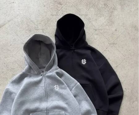 2025 الأوروبية والأمريكية تصميم تطريز أنيق مجموعة ملابس الرجال Y2k الشارع Harajuku القوطية فضفاض زوجين ملابس رياضية غير رسمية