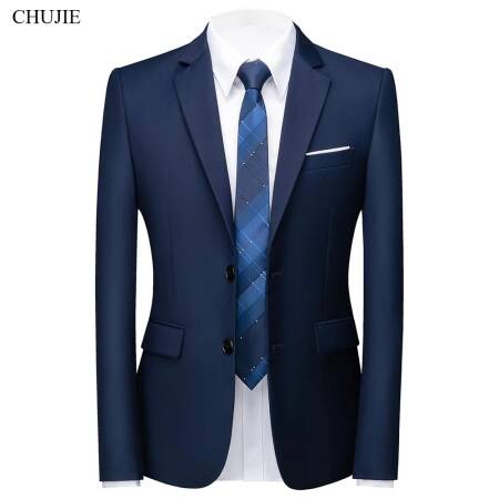 سترات رسمية للرجال سترات بدلة زفاف عالية الجودة أنيقة بقصة ضيقة للمكتب جاهزة من القماش المطاطي معاطف رفيعة للرجال غير رسمية 2025