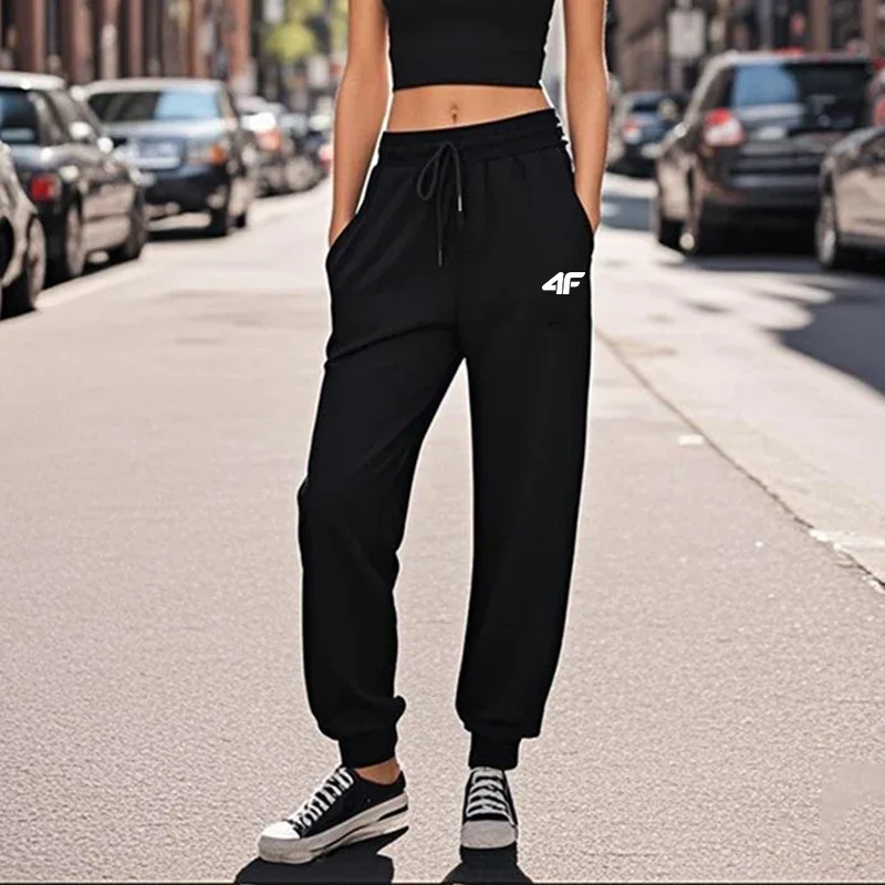 2025 رائجة البيع امرأة Sweatpants عالية الجودة لون نقي بنطال رياضي السيدات المنزل في الهواء الطلق اليوغا ممارسة الراحة تنوعا بنطلون - Image 6