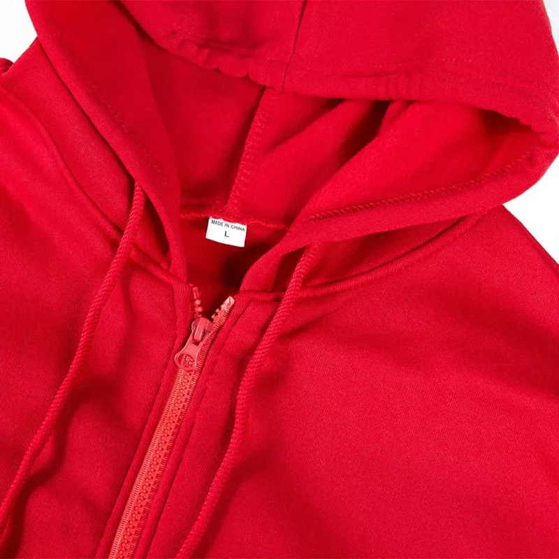 زهرة القط قدمي الظل لديها أربعة أرجل وذيل طباعة سستة هودي امرأة Y2K الخريف هوديس فضفاض الصوف ملابس رياضية غير رسمية - Image 5