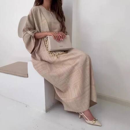 عباية نسائية مسلمة فستان متواضع جلابية عربية سعودية رداء طويل إسلام فيستدوس رمضان المغرب فساتين دبي عبايات قفطان