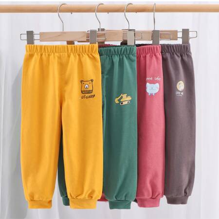 القطن الاطفال السراويل طفل الفتيان الترفيه السراويل الرياضية الفتيات الصغيرات السراويل الأطفال طفل أزياء Sweatpants السراويل عارضة