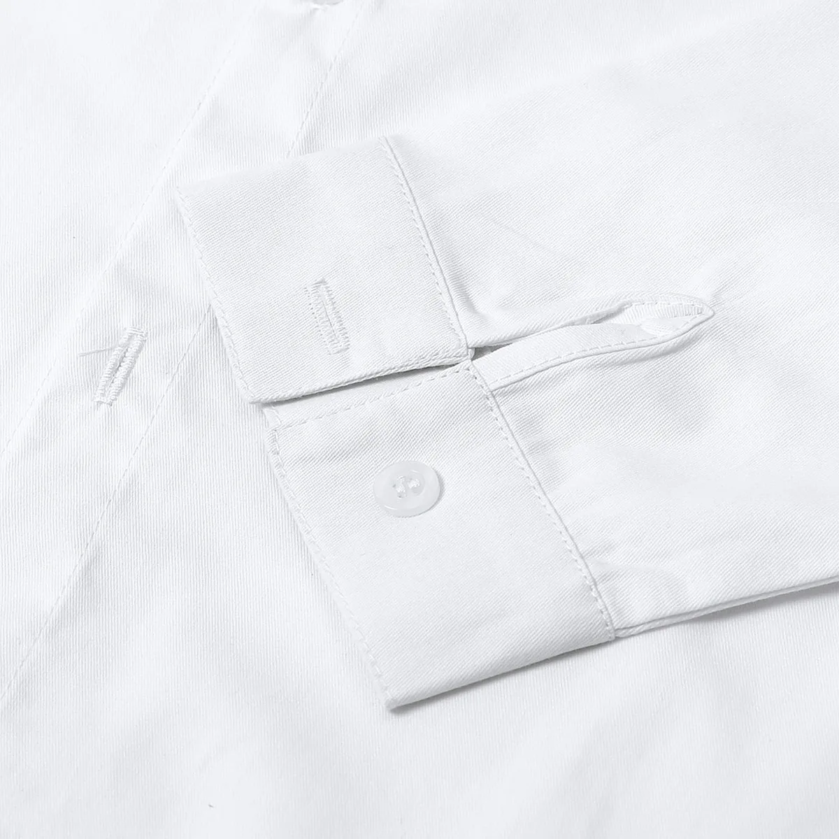 الأولاد فستان قميص أطفال زي مدرسي كم طويل مع ربطة عنق رسمية شهم هدية أداء حفل الملابس الأبيض 6 إلى 14 سنة - Image 4