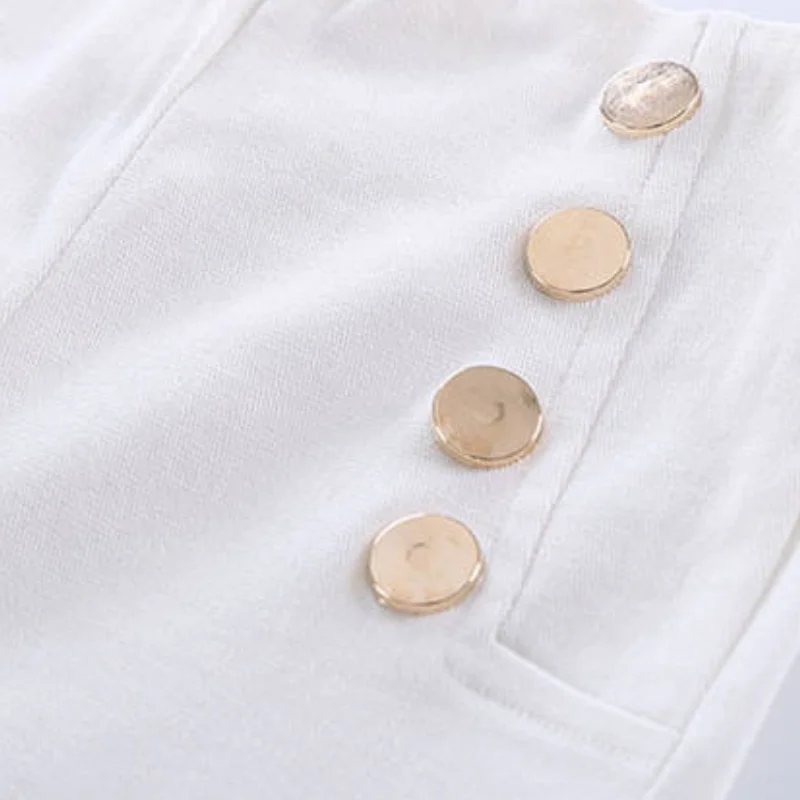 2020 ربيع جديد طفل رضع أطفال فتيات الدينيم عالية الخصر جرس أسفل السراويل نحيل الجينز شرابة واسعة الساق بنطلون 1-5Yrs - Image 6