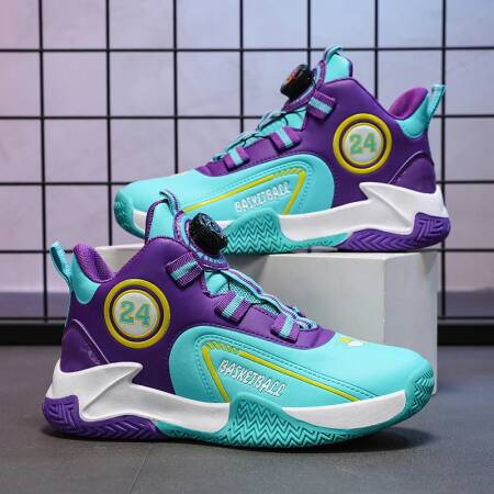 أحذية كرة السلة الملونة للأطفال ، أحذية رياضية مريحة للأطفال ، عالية الجودة ، صبي