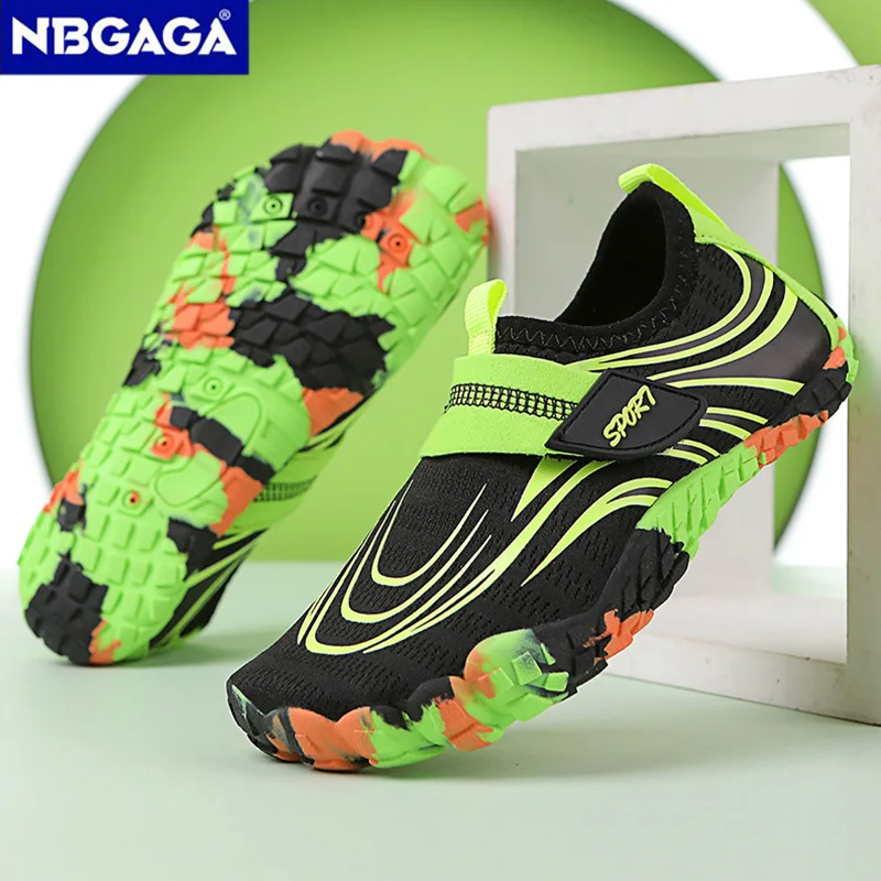 أحذية مائية صيفية قابلة للتنفس حافي القدمين للأطفال الأولاد أحذية رياضية للشاطئ ومضادة للانزلاق للأطفال في الأماكن المغلقة أحذية ركض للياقة البدنية - Image 4