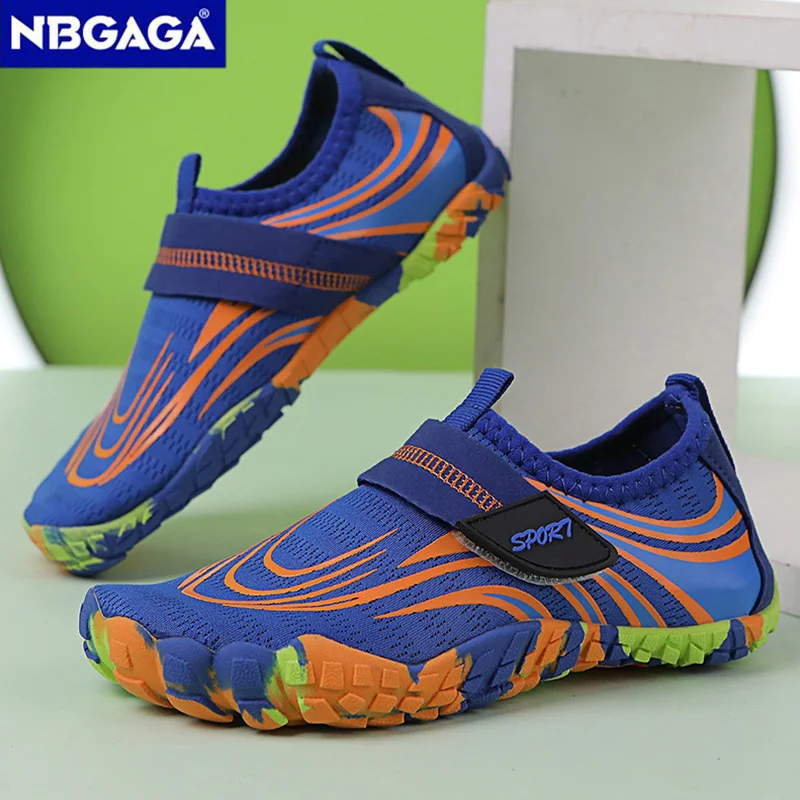 أحذية مائية صيفية قابلة للتنفس حافي القدمين للأطفال الأولاد أحذية رياضية للشاطئ ومضادة للانزلاق للأطفال في الأماكن المغلقة أحذية ركض للياقة البدنية - Image 3
