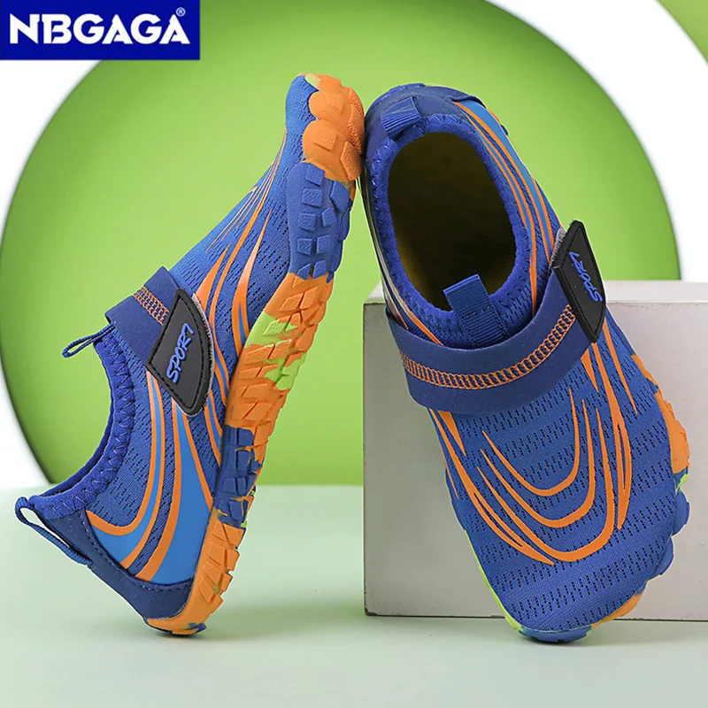 أحذية مائية صيفية قابلة للتنفس حافي القدمين للأطفال الأولاد أحذية رياضية للشاطئ ومضادة للانزلاق للأطفال في الأماكن المغلقة أحذية ركض للياقة البدنية - Image 2