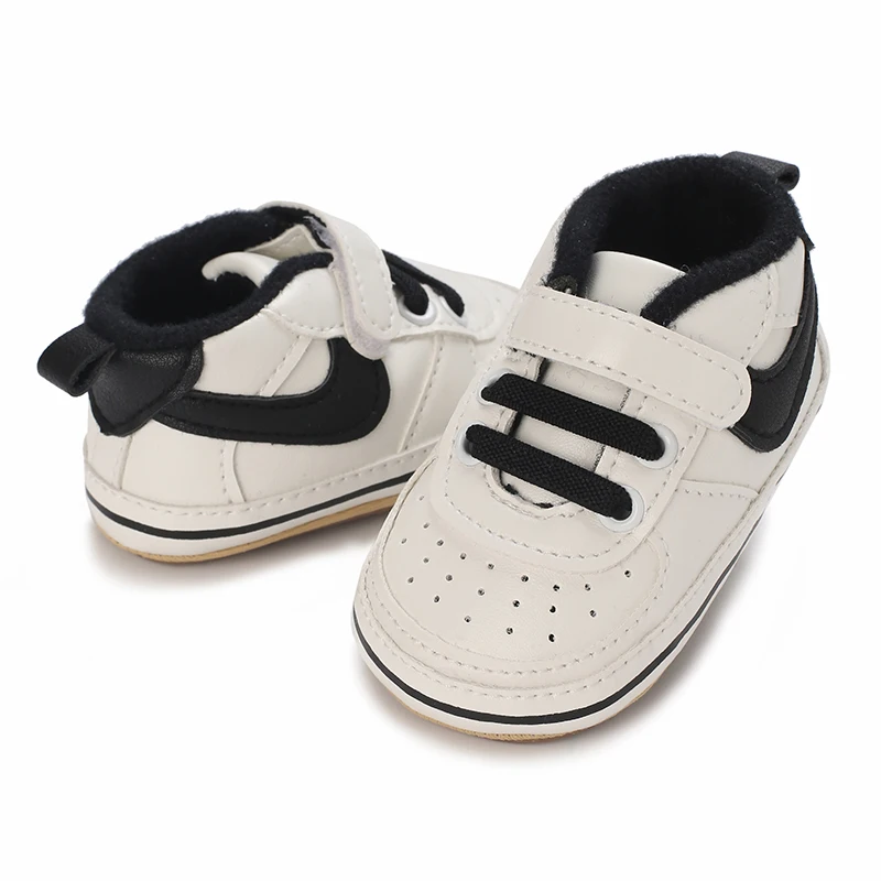 حذاء مطاطي لحديثي الولادة ، جلد صناعي ، متعدد الألوان ، مشاية أولى ، أحذية رياضية غير رسمية ، أحذية تعميد ، رياضة كلاسيكية ، صبي ، فتاة ، 0-18 م - Image 5