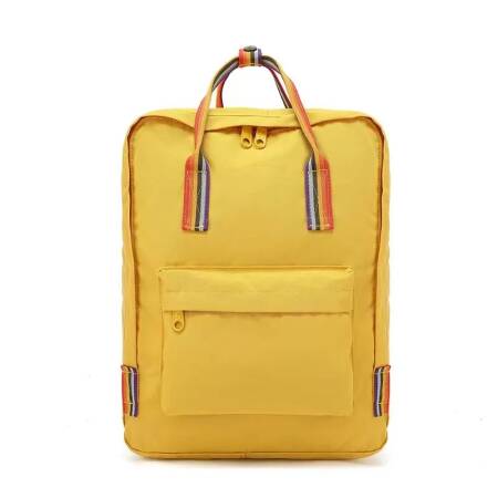 حقيبة ظهر كاجوال للطلاب للسفر مقاومة للماء حقيبة كمبيوتر للسيدات حقيبة كتف مزدوجة للترفيه بلون نقي من ألياف البوليستر