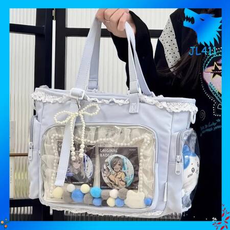 حقيبة باليه جيرل كبيرة الشهية Itabag يابانية ذات اتجاهين بكتف واحد حقيبة كروس هدية للأصدقاء حقيبة يد نسائية