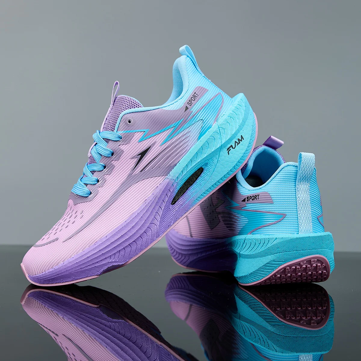 أحذية الجري الرياضية للرجال كاجوال ماراثون قابلة للتنفس وخفيفة الوزن للنساء مريحة ومضادة للانزلاق للمشي في الهواء الطلق - Image 6