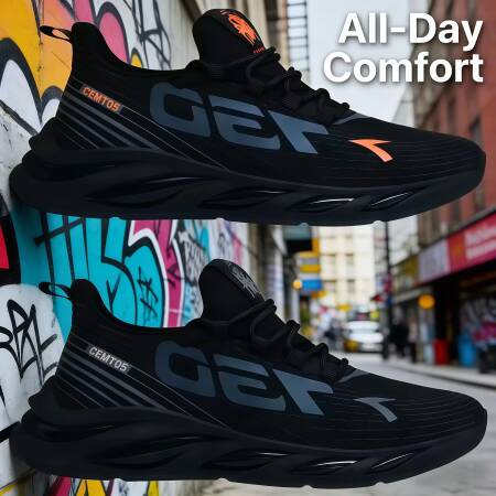 أحذية رياضية عصرية عالية الجودة للرجال، خفيفة الوزن ومناسبة للأنشطة الخارجية، أحذية جري مريحة وقابلة للتنفس