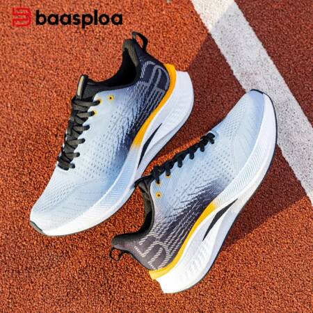 أحذية الجري للرجال من Baasploa، أحذية رياضية خفيفة الوزن قابلة للتنفس، أحذية رياضية مريحة للرجال، أحذية رياضية مريحة من الكربون، أحذية ماراثون غير قابلة للانزلاق
