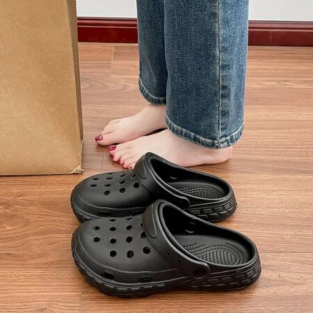 صنادل رجالية صيفية خارجية مضادة للانزلاق أحذية رياضية سفلية ناعمة ملابس شاطئ قابلة للتنفس سهلة الارتداء للشاطئ والبحر