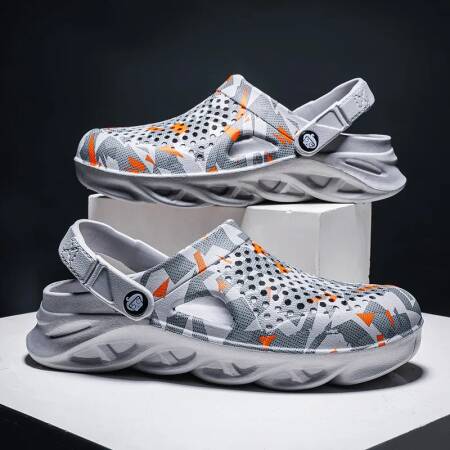 الصنادل المسطحة حذاء رجالي إيفا النعال حديقة صنادل أرضية رجل الصيف الصنادل الجديدة الذكور أحذية رياضية في الهواء الطلق الوجه يتخبط قباقيب المنزل