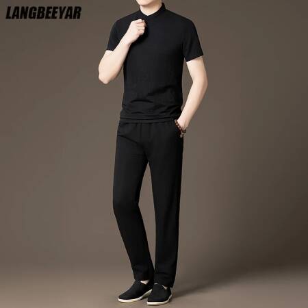 أعلى درجة التكنولوجيا النسيج تي شيرت + عموم العلامة التجارية الجديدة الصيف قصيرة 2 قطعة الرجال مجموعات موضة عادية 2025 دعوى الزي ملابس للرجال