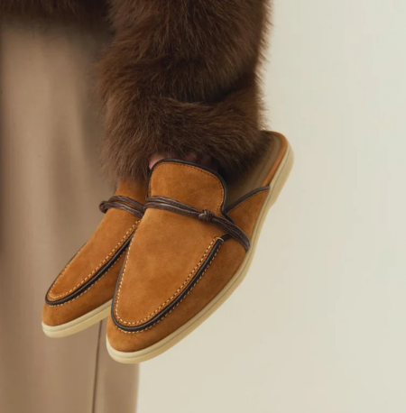 المتسكعون للرجال مصمم فاخر الشرق الأوسط شرابة جلد الغزال 2025 الانزلاق على النعال شقة العمل المشي أحذية عالية الجودة