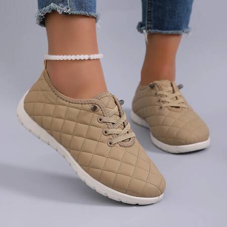 أحذية رياضية نسائية جديدة للربيع، عصرية، قابلة للتنفس، خفيفة الوزن، مضادة للانزلاق، مقاومة للتآكل، أحذية رياضية كاجوال، أحذية مسطحة