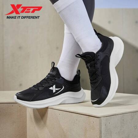 Xtep احذية الجري النساء عدم الانزلاق أحذية ناعمة خفيفة الوزن تنفس توسيد التدريب المرأة أحذية رياضية 877418110023
